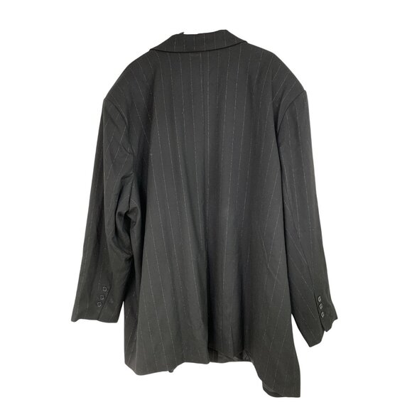 NWT Worthington Womens Plus Size 3X Pinstripe Metalic Blazer Jacket RN10220 - Picture 8 of 10